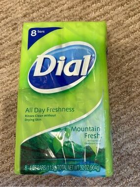 Dial 2008 Bar Soap - Pack of 8 - Mountain Fresh Scent